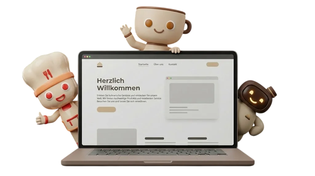 Launch und Integration des Maskottchens auf Website und Social Media